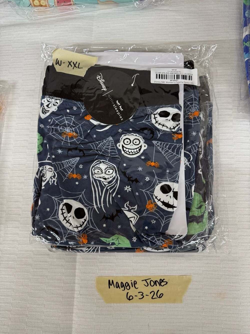 Little Sleepies Disney The Nightmare Before Christmas Women's Pajama Pants XXL - Picture 1 of 1